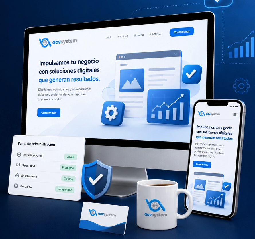 Professional Website Management by ACV System